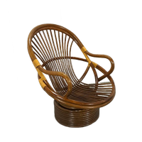 Rotan Manou Draai Stoel