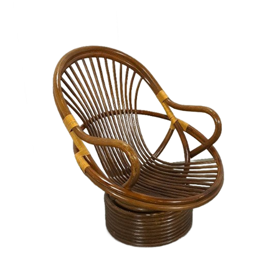 Rotan Manou Draai Stoel 1