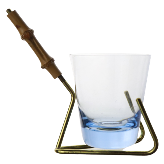 Vintage Snackrekje Snackrek Rek Glas Schaaltje 1