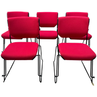 5x Postmoderne Stoelen Van Albert Stoll Voor Giroflex