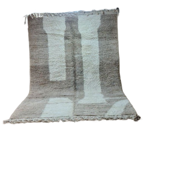 Authentiek Marokkaans Berber Beni Ourain Tapijt 300X200 Cm - 100% Wol, Handgemaakt 1