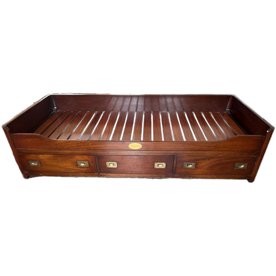 Reprodux Vintage Slaapkamer­set (4-delig) – Mahonie Met Messing 1