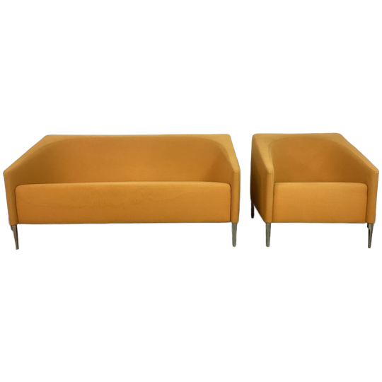 Artifort Okergele Diva Bank En Fauteuil 1