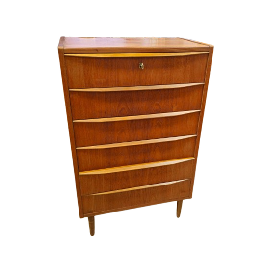 Vintage Ladekast Ladekastje Kast Kastje Teak Fineer 1