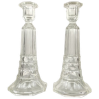 Duo Persglas Val Saint Lambert Kandelaars thumbnail 1