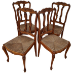 Vintage Landelijke Stoelen Eettafelstoelen Eetkamerstoelen Set Prijs thumbnail 1