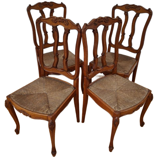 Vintage Landelijke Stoelen Eettafelstoelen Eetkamerstoelen Set Prijs 1