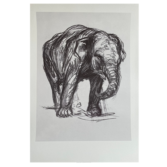 Franz Marc (1880-1916), Elefant, 1907, Printed In Italy 1