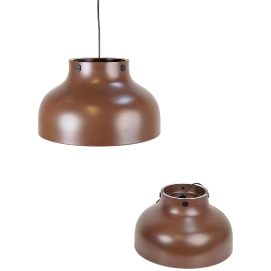 Set 2 Vintage Super Jumbo Hanglamp Denmark Nordisk Solar '60 1