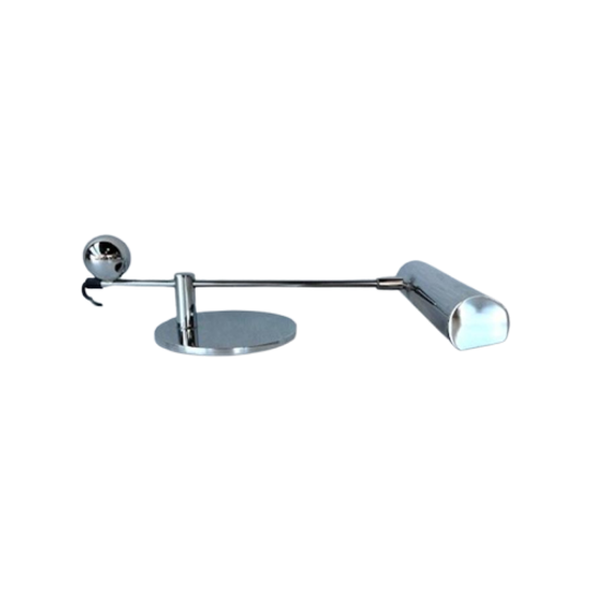 Hala Pianolamp Vintage Design Jaren 80 Tafellamp Chroom Lamp 1