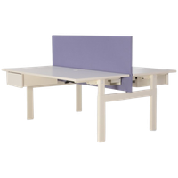 Vepa Benchwerkplek, (2X) 160X80 Cm, Wit Blad, Hoogte Instelbaar D.M.V. Handslinger