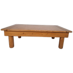 Japandi Stijl Vintage Zweedse Grenen Salon Tafel. thumbnail 1