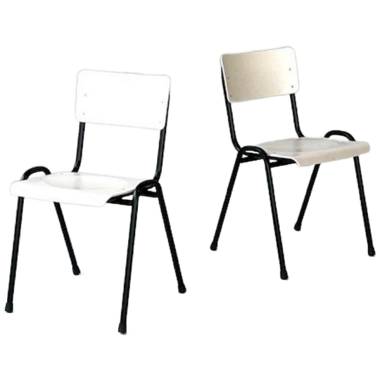 Retro Eettafelstoelen Nieuw Eetstoelen Wit Prijs P/stuk 1