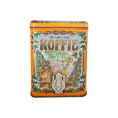 De Gruyter Koffie Blik Oranje