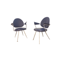 Mid Century W.H. Gispen For Kembo – “Model 302” Set Of 2 Chairs