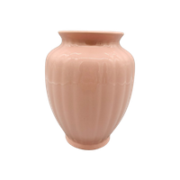 Vintage Roze Vaas Keramiek 80's