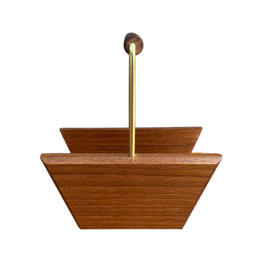 Teak Napkin Holder 1960s 1