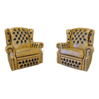 Chesterfield Tremblay Relaxfauteuil - Antiek Whiskey thumbnail 1