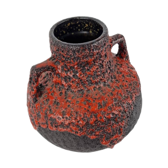 Een West-duitse Fat Lava Vaas Gemaakt Door Fohr 1