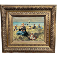 Johannes Evert Akkeringa (1861-1942). “Kinderen Spelen Op Het Strand.”