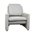 Design Leolux Fauteuil Model Fidamigo In Een Dikke Grijze Stof thumbnail 1