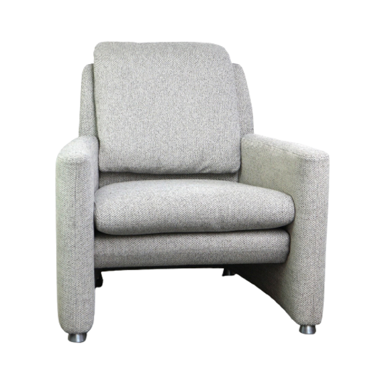 Design Leolux Fauteuil Model Fidamigo In Een Dikke Grijze Stof 1