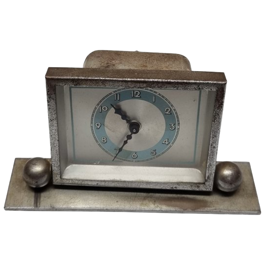 Art Deco Opwindbaar Klokje, Jaren 30/40 1