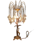 2 Beschikbaar Vintage Murano Teardrop Tafellampen Giraffe Met Palmboom! thumbnail 1