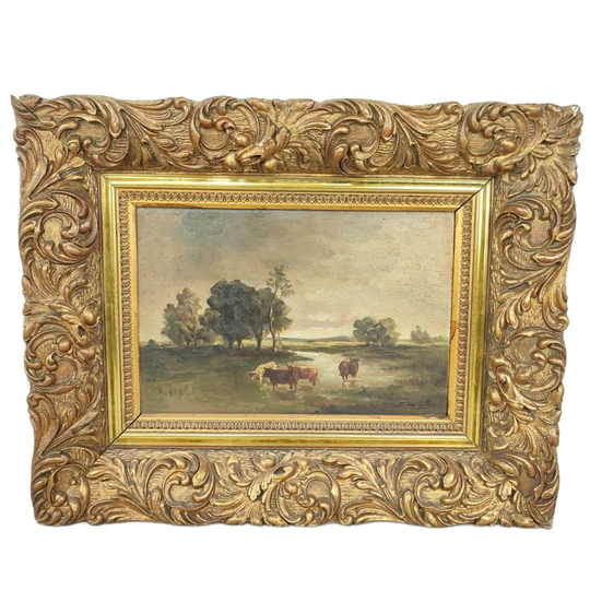 André Dillen - Landschap Met Koeien 1