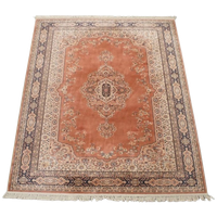 Groot Vintage Oosters Vloerkleed Met Mooie Zachte Kleuren En Mooie Patronen 300x200cm