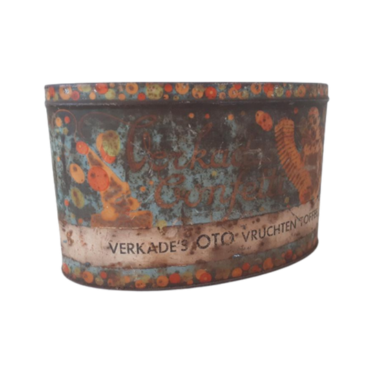 Antiek Blik Verkade Verkades Confetti Oto Vruchten Toffee 1