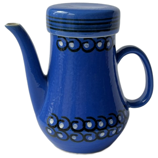 70s Polish Ceramic Teapot Coffee Pot 1