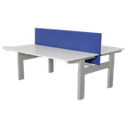Voortman Benchwerkplek, Wit Blad, (2X) 180 X 80 Cm, Hoogte Instelbaar Onderstel thumbnail 1