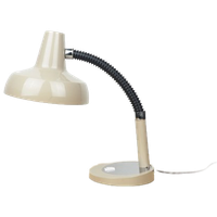 Grote Vintage Bureaulamp Beige