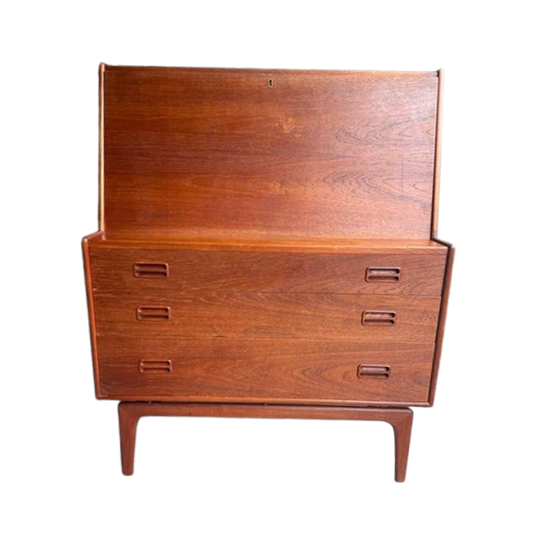 Deense Teak Secretaire Arne Hovmand-olsen 1