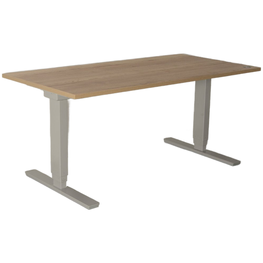 Solidesk Elektrisch Zit-sta Bureau, Bladkleur Naar Keuze, 160 X 80 Cm, Hoogte Verstelbaar Onderst 1