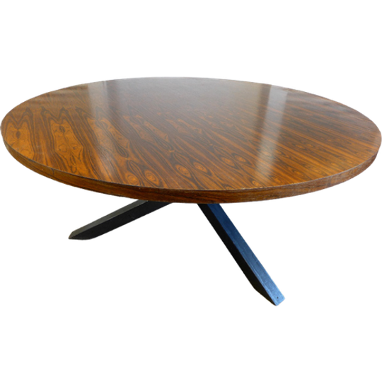 Prachtige Ronde Retro Eettafel 150 Cm 1