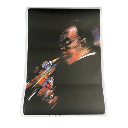 W.swiezy Orginal Vintage Poster” Charlie Parker 1920-1955, Printed In 1985 1