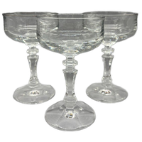 Set Coupe Glazen Zwaar Kristal 3 Stuks