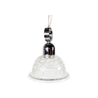 Murano - Hanglamp - Kristal- Chroom - Italie - Mid Century Modern thumbnail 1