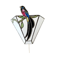 Vintage Wandlamp Glas In Lood / Tiffany Stijl