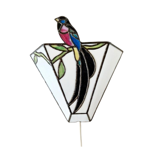 Vintage Wandlamp Glas In Lood / Tiffany Stijl 1