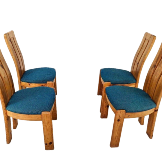 Set Van 6 Vintage Deense Eetkamerstoelen 1