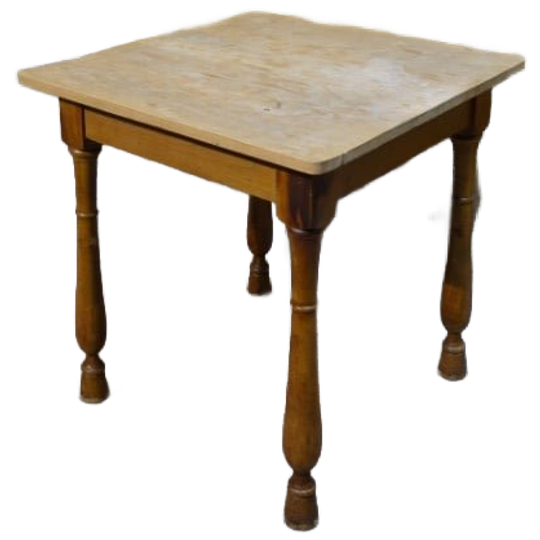 Vierkante Houten Eettafel Uit De Jaren 60 1