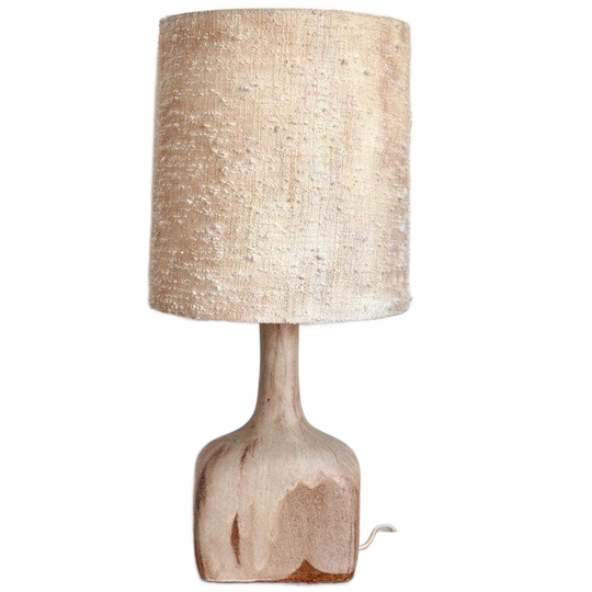 Vintage Brutalistische Keramieken Tafellamp Jaren 70 1