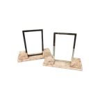 Duo Marmeren Art Deco Fotokadertjes thumbnail 1