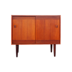 Klein Teak Dressoir Met Schuifdeurtjes thumbnail 1