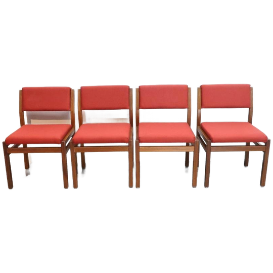 Vintage Eetkamerstoelen | Pastoe | Model Sa 07 | Rood 1