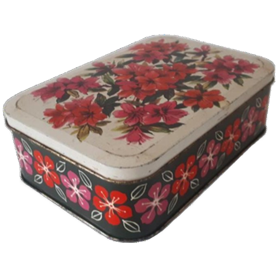 Vintage Koektrommel Blik Koekjesblik Verkade Retro Blikje 1