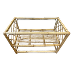 Vintage Salontafel Van Bamboe En Rotan thumbnail 1
